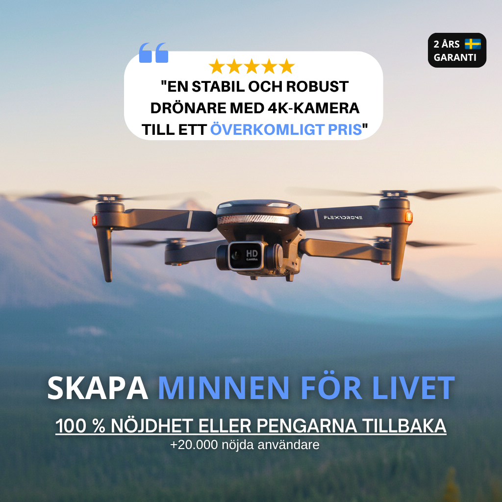 FLEXY Max - Drönare 4K